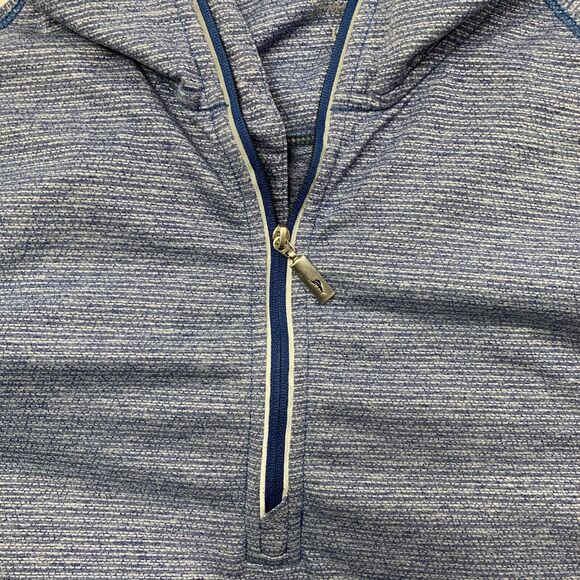 Tommy Bahama Sweatshirt Mens L Large Harbor Blue White Tidal Tech IslandZone - Picture 8 of 10
